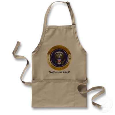 The Gold Presidential Seal Apron!
